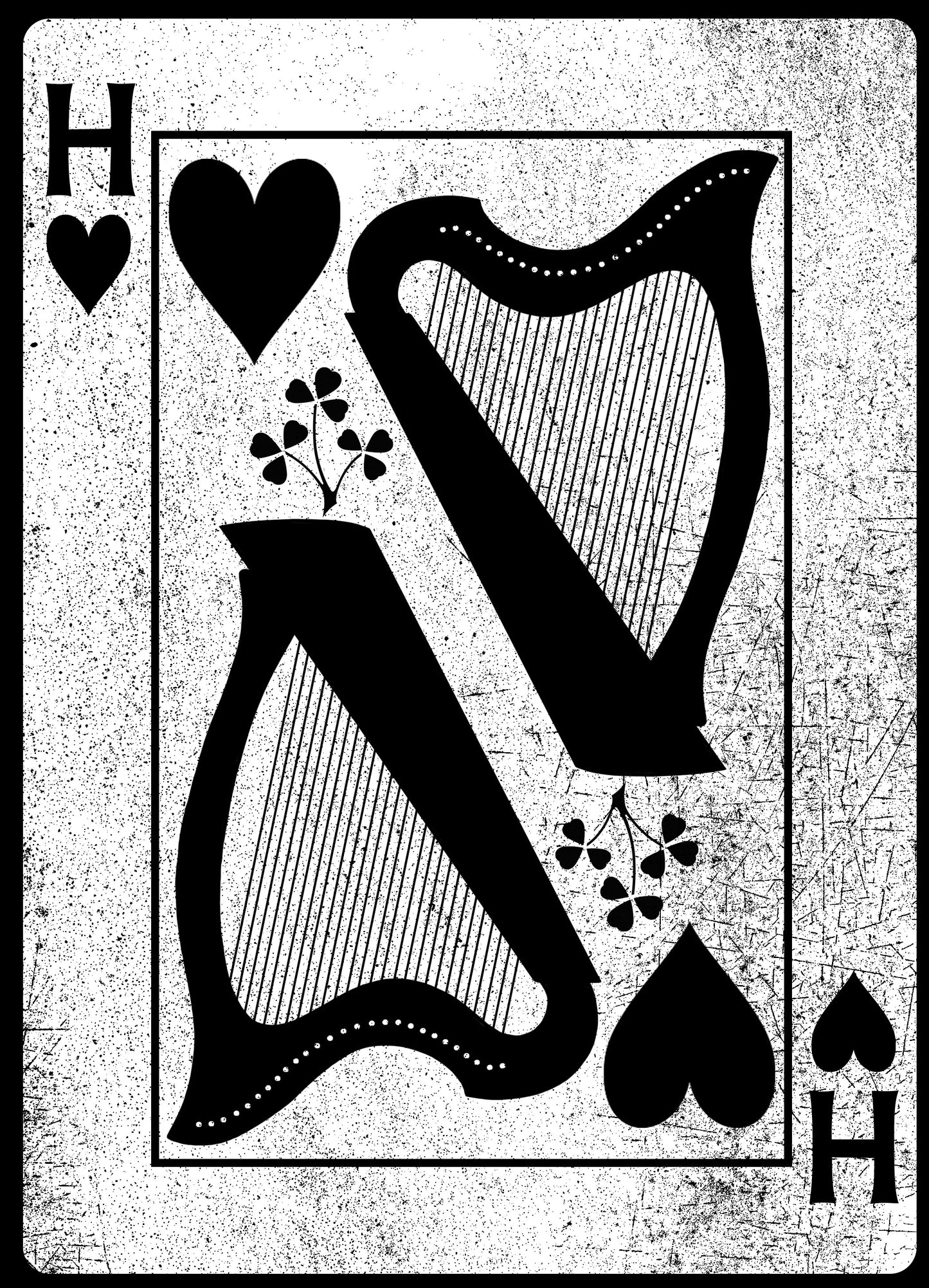 Harp Face Card