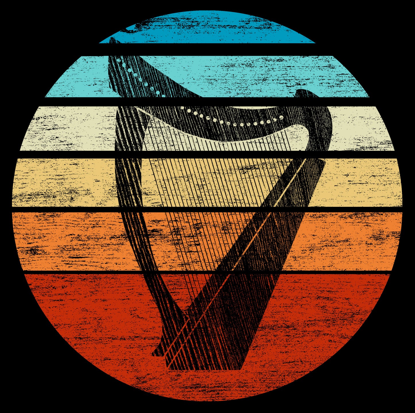 Harp: Retro Sunset