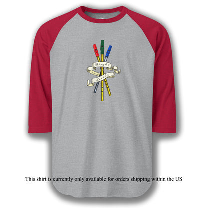 Whistles: Bright & Lovely-Unisex Three-Quarter Sleeve *US ORDERS ONLY*